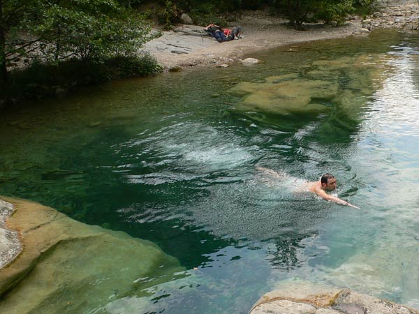 Buena zona de ba�o El Goler� a 10 minutos de la ermita 