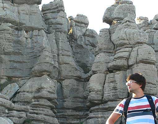 T�picas formas cart�n piedra del Torcal 