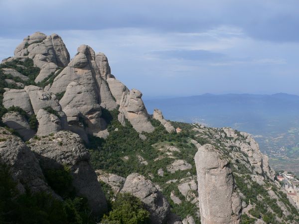 Montserrat: Subida al Elefant 