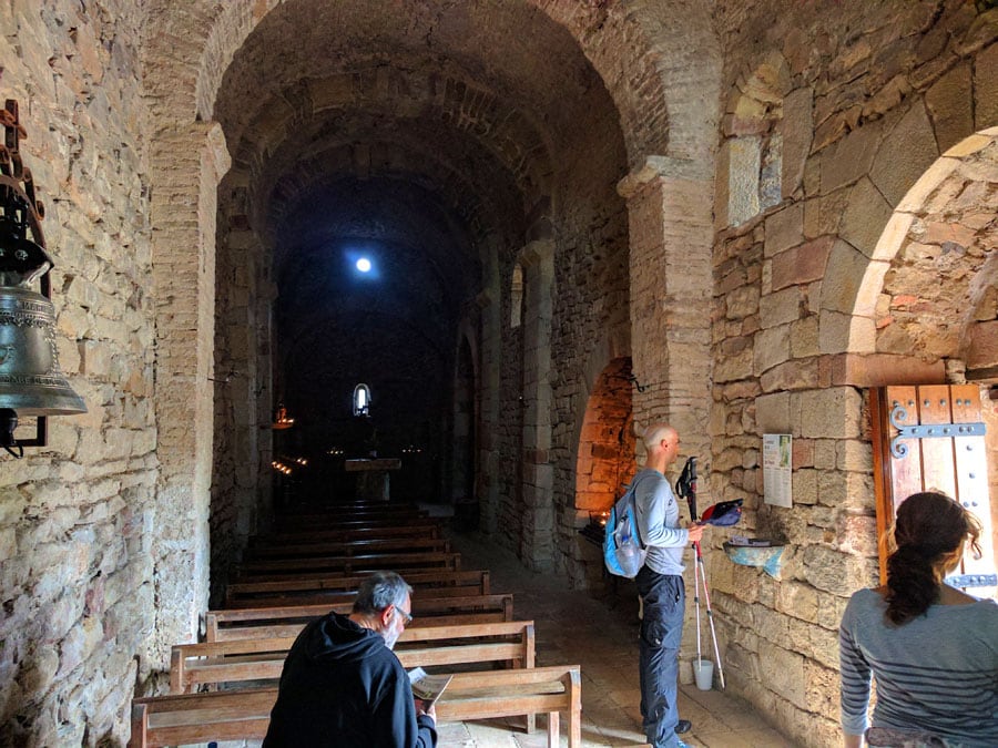 Interior de la ermita de la Salut