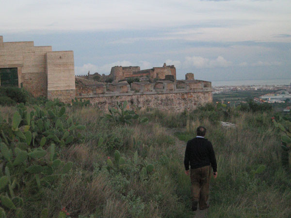 La parte trasera del castillo est� en proceso de restauraci�n 